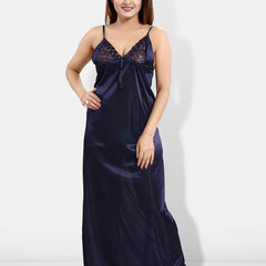 Be You 6 Pieces Satin Maxi Nightdress