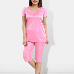 Be You Pack Of 4 Satin Maxi Wrap Nightdress With Lingerie Set
