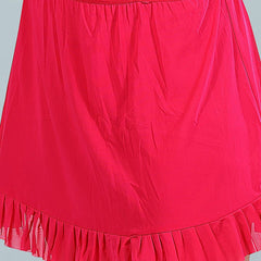Be You Pink & Red Net Baby Doll