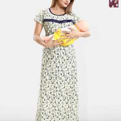 Be You Printed Maternity Maxi Nightdress