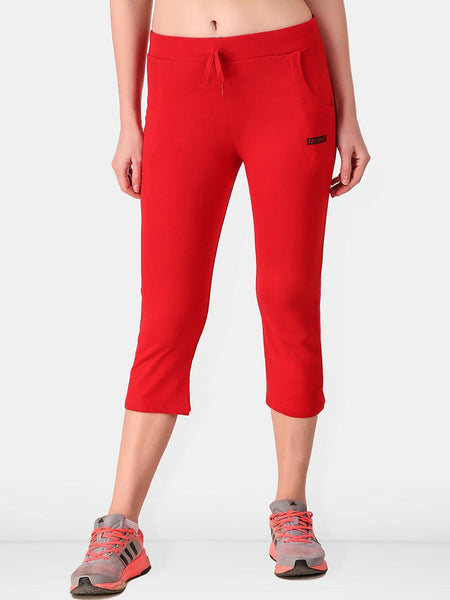 Be You Women Solid Three Fourth-Length Gym Tights