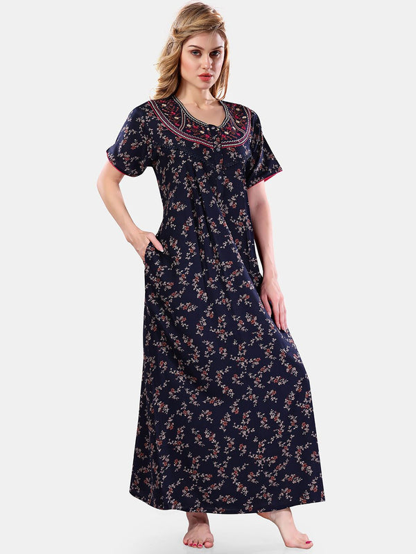 Be You Floral Printed Maxi Nightdress