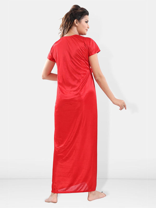 Be You Satin Maxi Nightdress With Robe