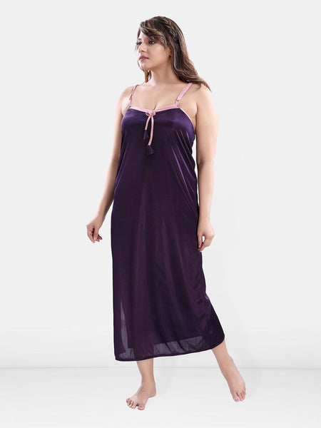 Be You Satin Maxi Nightdress With Robe