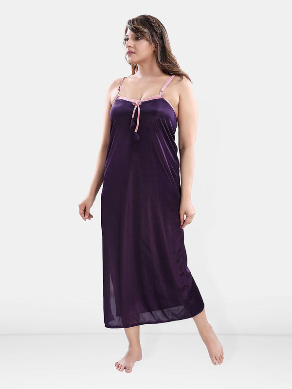 Be You Satin Maxi Nightdress With Robe