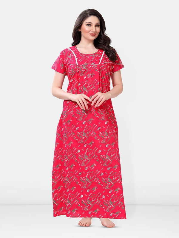 Be You Floral Printed Maxi Nightdress