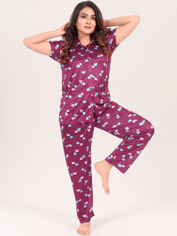 Be You Women Printed Night suit