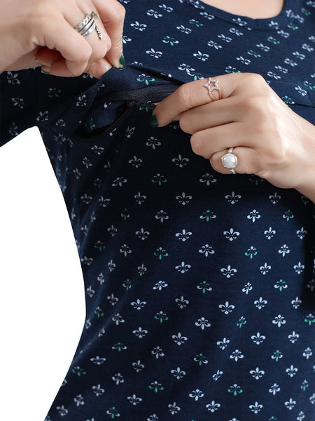 Be You Conversational Printed Maternity Top