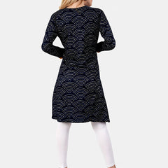 Be You Geometric Printed Maternity Straight Kurta