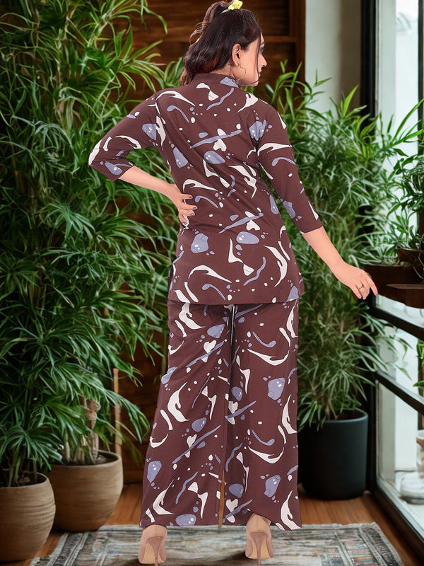 Be You Printed Top & Trousers Co-Ords