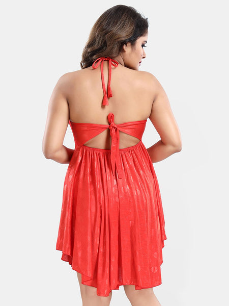 Be You Satin Shoulder Straps Baby Dolls With Robe