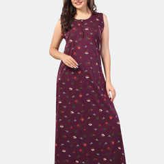 Be You Printed Maxi Nightdress