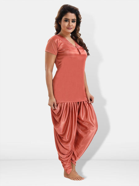 Be You 6 Piece Satin Maxi Nightdress