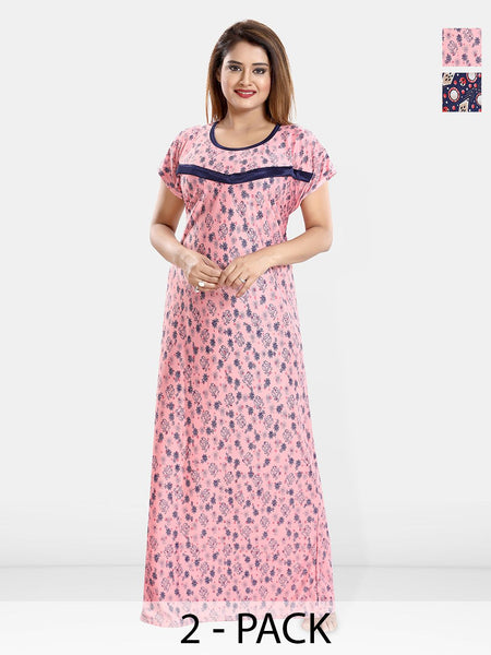 Be You Printed Maxi Nightdress