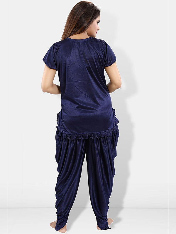 Be You Square Neck Satin Night suit