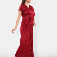 Be You Satin Maxi Nightdress With Robe