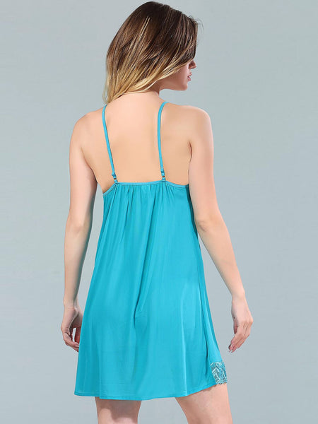 Be You Turquoise Blue Net Baby Doll