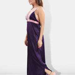 Be You V-Neck Maxi Wrap Nightdress with Robe