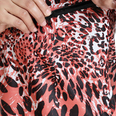 Be You Printed Satin V-Neck Maternity Maxi Nightdress