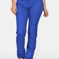 Be You Women Regular Fit Mid Rise Cotton Track Pants