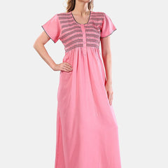 Be You Smocking Maxi Nightdress