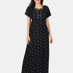 Be You Floral Printed Maxi Nightdress