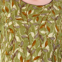Be You Floral Printed Maternity Straight Kurta