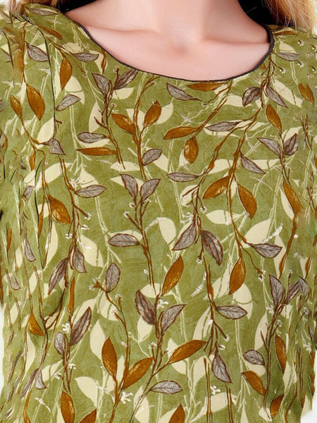 Be You Floral Printed Maternity Straight Kurta