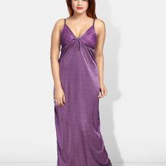 Be You V-Neck Maxi Wrap Nightdress With Robe