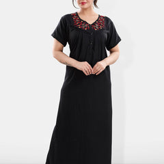 Be You V Neck Maxi Nightdress