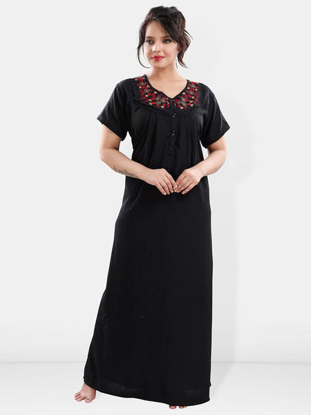 Be You V Neck Maxi Nightdress