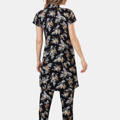 Be You Floral Printed Night Suit