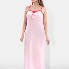 Be You V-Neck Satin Maxi Nightdress with Robe