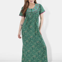 Be You Floral Printed Maxi Nightdress