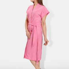Be You Women Cotton Anti-bacterial Super Soft Bath Robe With Belt