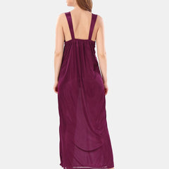 Be You Satin Maxi Nightdress With Robe