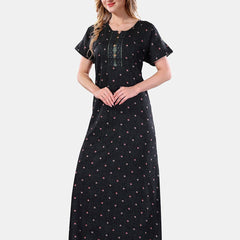 Be You Geometric Printed Maxi Nightdress