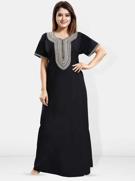 Be You Embroidered Maxi Nightdress