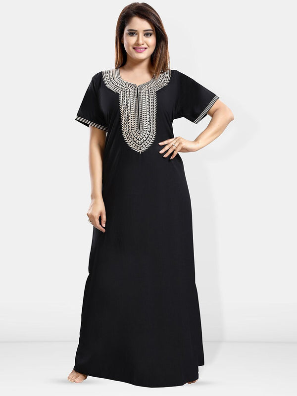 Be You Embroidered Maxi Nightdress