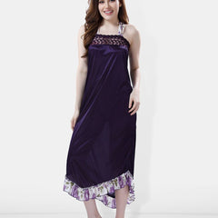 Be You Shoulder Straps Satin Maxi Nightdress