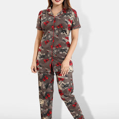 Be You Geometric Printed Night suit