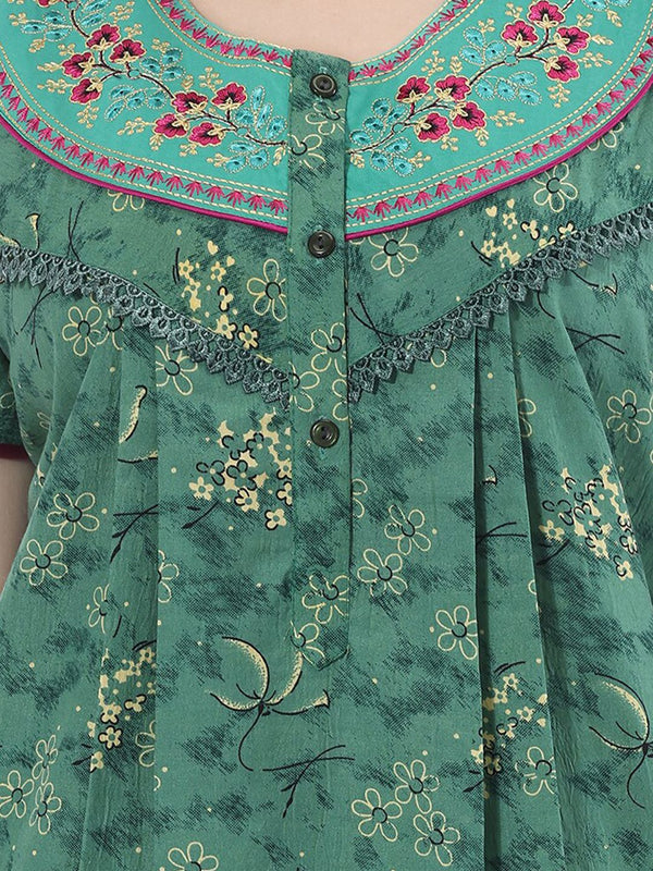 Be You Floral Printed Maxi Nightdress