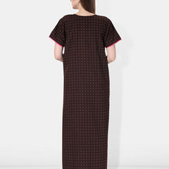 Be You Floral Embroidered Maxi Nightdress