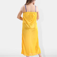 Be You Shoulder Straps Satin Maxi Nightdress with Robe