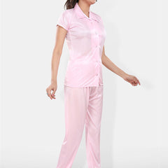 Be You Satin Shirt & Lounge Pant Night Suit
