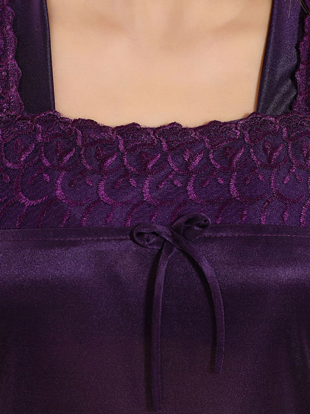 Be You Satin Top & Pyjamas Night suit