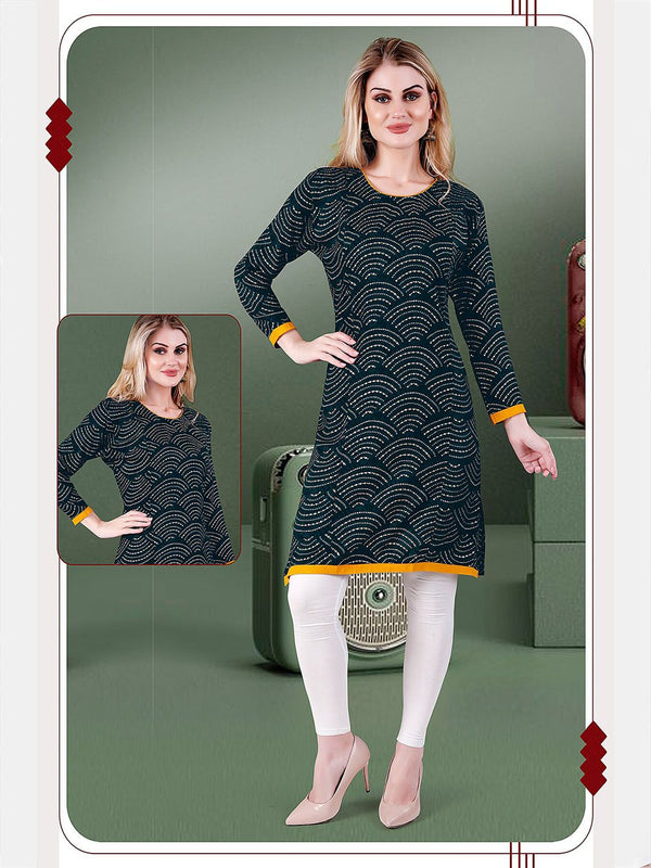 Be You Geometric Printed Maternity Straight Kurta