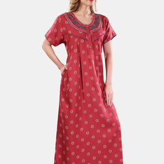 Be You Floral Printed Maxi Nightdress