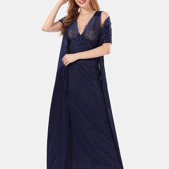 Be You Satin Maxi Nightdress With Robe