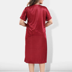 Be You Maroon Nightdress